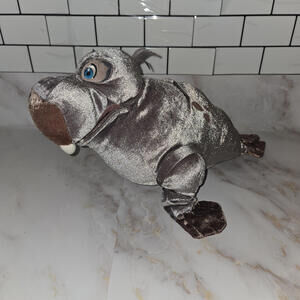 Rare Disney Store Little Mermaid 2 Dash Walrus 14" Plush VTG